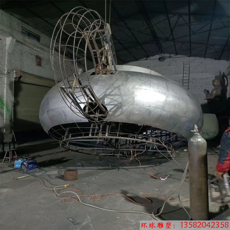 不銹鋼天壺加工廠家 廣場大型不銹鋼天壺案例 福建懸空天壺景觀