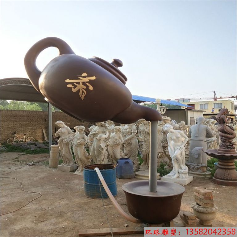 天壺雕塑流水噴泉磨具齊全 大小規(guī)格均有